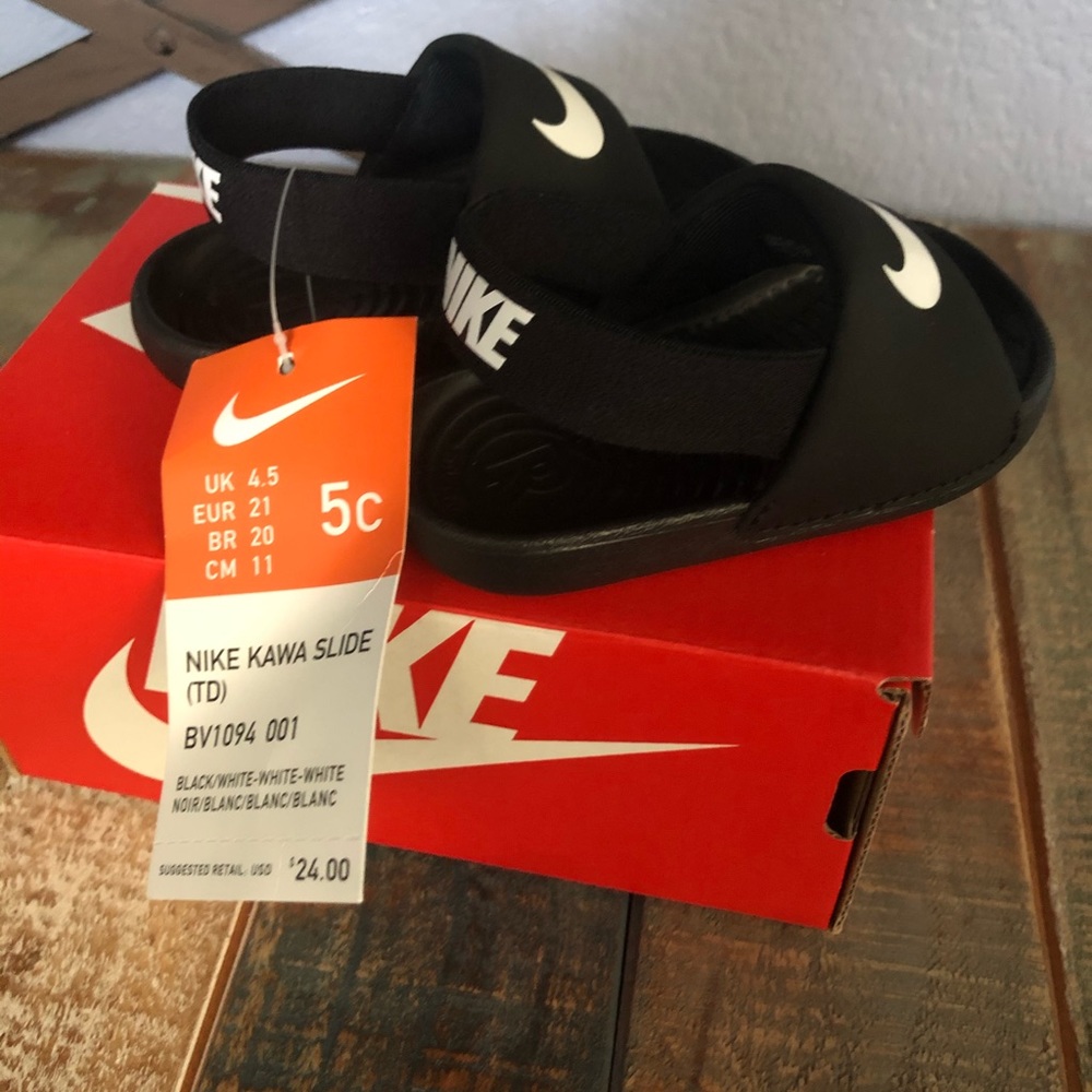 Infant Nike Kawa Slides 5c